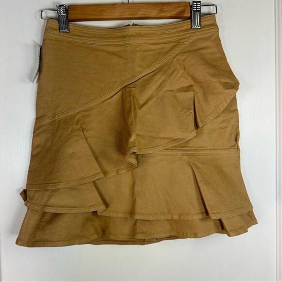 Aritzia Sunday Best Tie-Front Whitney Ruffle Mini Skirt - Picture 9 of 12